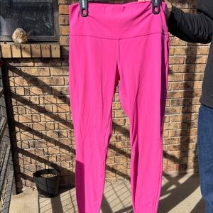 Pink High-Waisted Lululemon Leggings
